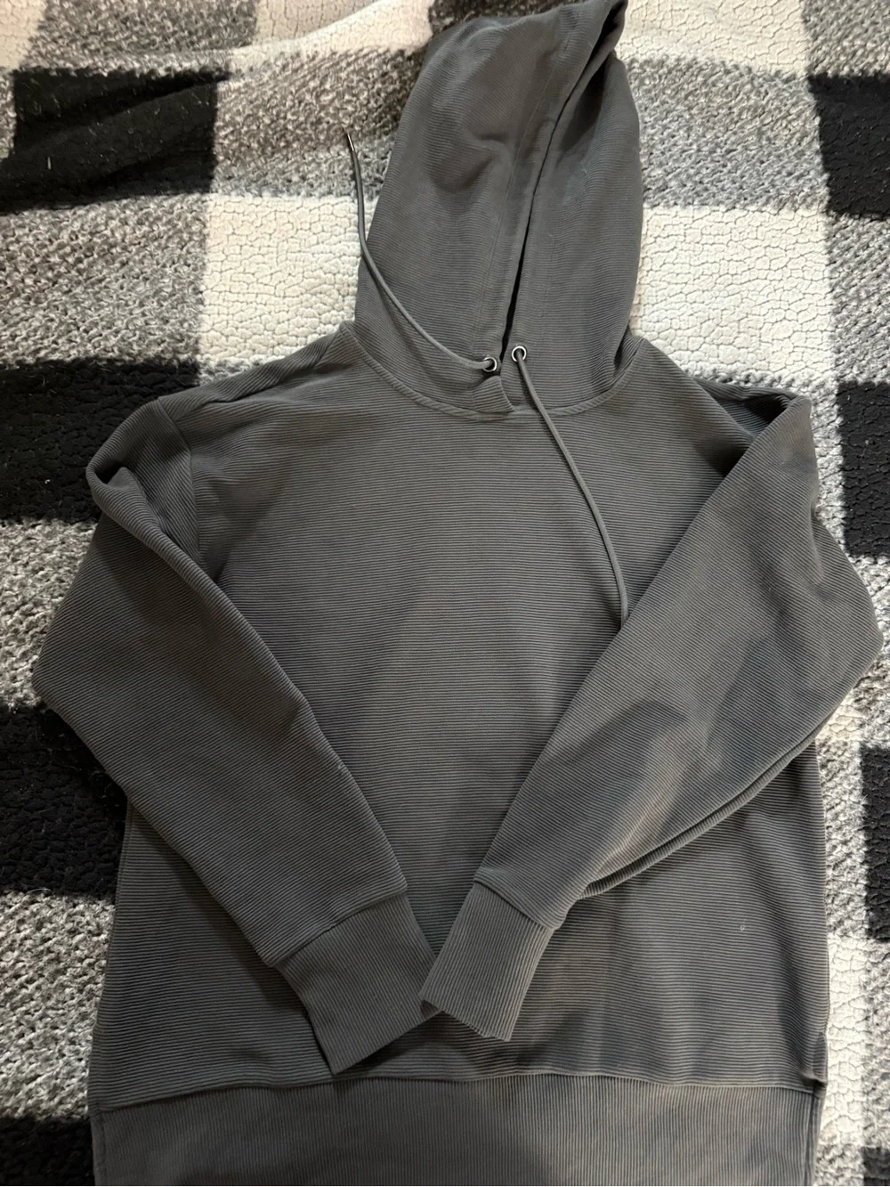 Gray Hooded Sweatshirt - Classic Pullover Hoodie